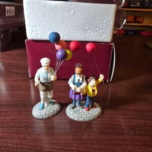 BALLOON SELLER Department 56 Heritage Village Disney Parks Village Series MINT!!